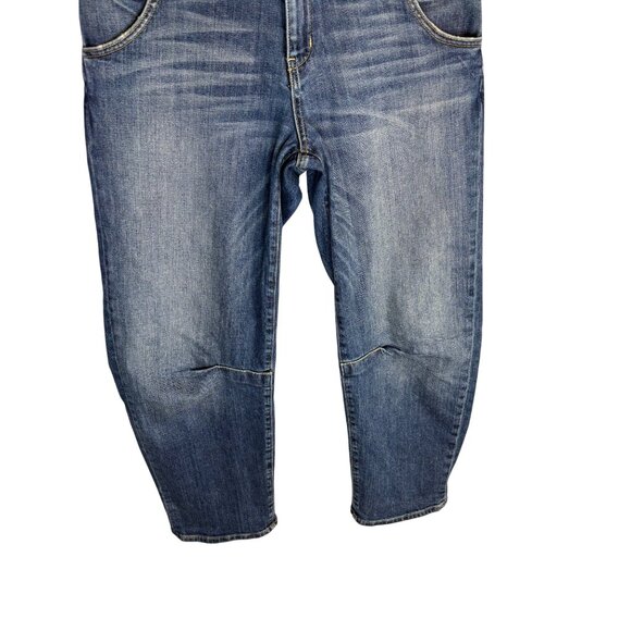 NILI LOTAN Emerson Mid-Rise Barrel-Leg Jeans-sz 25 - Picture 4 of 12